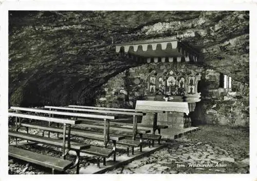 AK / Ansichtskarte  Aescher-Wildkirchli_IR Berggasthaus Kapelle