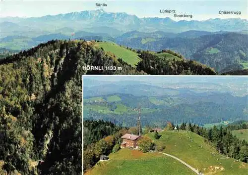 AK / Ansichtskarte  Hoernli-Kulm_1136m_ZH Berggasthaus Hoernli Kulm Fliegeraufnahme