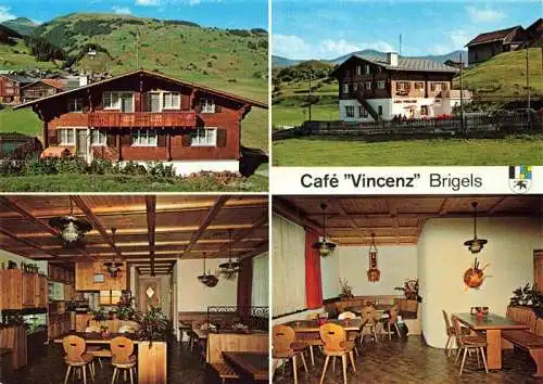 AK / Ansichtskarte  Brigels_GR Cafe Vincenz Gastraeume