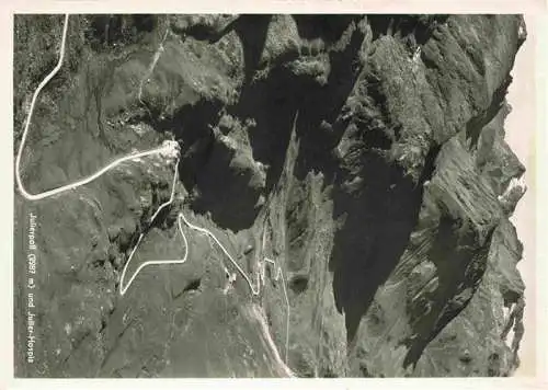 AK / Ansichtskarte  Julier_2284m_GR Fliegeraufnahme mit Julierpass und Julier Hospiz