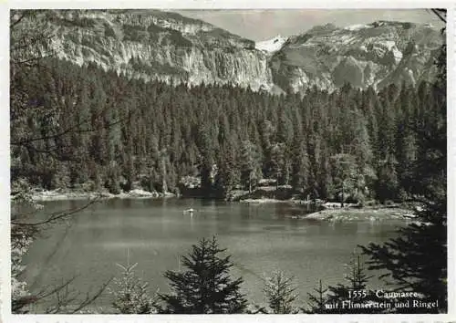 AK / Ansichtskarte  Caumasee_Flims_GR mit Flimserstein und Ringel