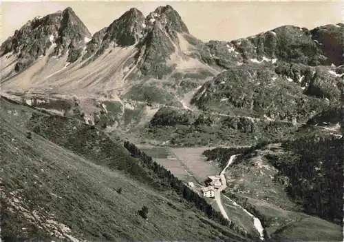 AK / Ansichtskarte  Albulapass_GR mit WeissensteinPiz Schimels und Piz detlas Blais