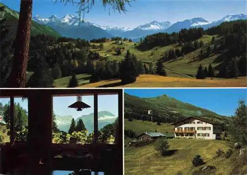 AK / Ansichtskarte  Lenzerheide_GR Panorama Berghotel Sporz Davains Gaststube