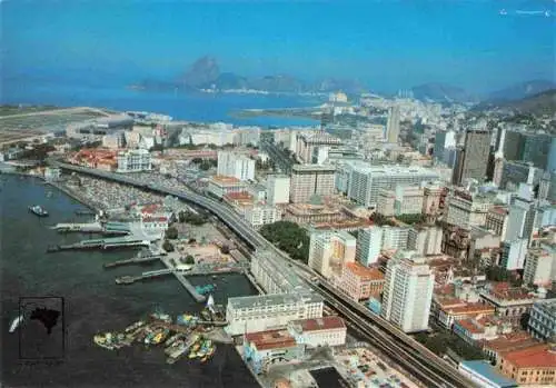 AK / Ansichtskarte  RIO_DE_JANEIRO_Brazil Vista Aerea do Cais do Porto