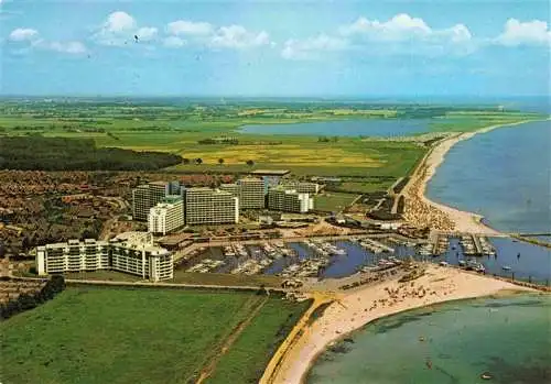 AK / Ansichtskarte  Damp_Ostseebad_Halbinsel_Schwansen_Schleswig-Holstein Fliegeraufnahme