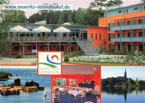 AK / Ansichtskarte 73993578 Roebel_Mueritz Mueritz Strandhotel Gastraum Mueritzpartien