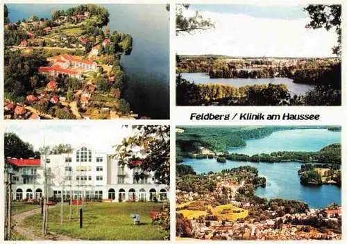 AK / Ansichtskarte 73993579 Feldberg_Mecklenburg Fliegeraufnahmen Klinik am Haussee