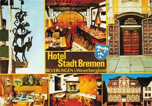 AK / Ansichtskarte  Beverungen Hotel Stadt Bremen Gastraeume Bierkeller Eingang