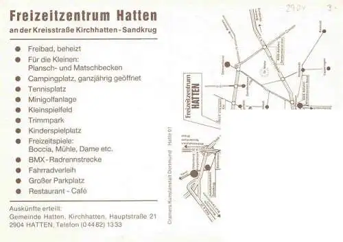 AK / Ansichtskarte  Kirchhatten Freizeitzentrum Hatten Kinderspielplatz Schwimmbad Grillplatz Camping Restaurant Mutter und Kind