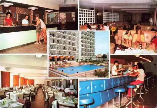 AK / Ansichtskarte 73993612 Benalmadena_Costa_del_Sol_ES Hotel Balmoral Rezeption Gastraeume Bar Pool