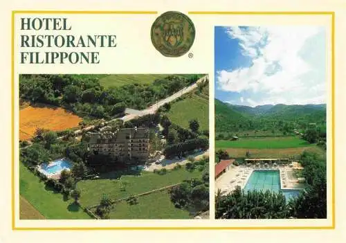 AK / Ansichtskarte  Gioia_Tauro Hotel Filippone Fliegeraufnahme Freibad