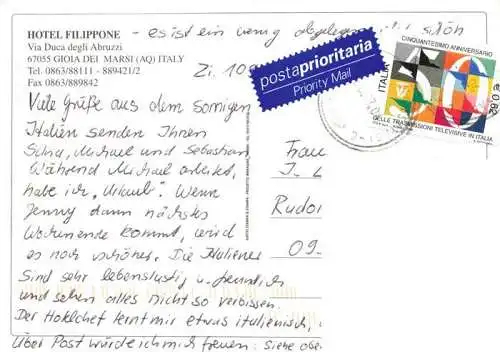 AK / Ansichtskarte  Gioia_Tauro Hotel Filippone Fliegeraufnahme Freibad