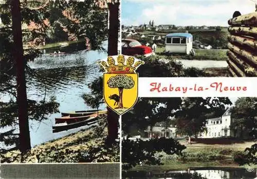 AK / Ansichtskarte 73993629 Habay-la-Neuve_Belgie Gondelteich Campingplatz Park