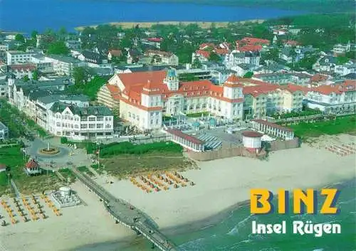 AK / Ansichtskarte 73993648 Binz_Ruegen Ostseebad Fliegeraufnahme