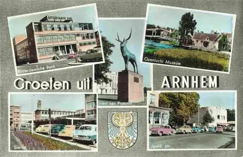 AK / Ansichtskarte 73993684 ARNHEM_Arnheim_NL Rotterdamsche Bank Openlucht Museum Station Apeld Str