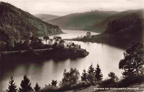 AK / Ansichtskarte  Niederwerbe_Edersee Panorama