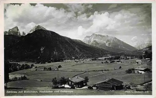 AK / Ansichtskarte  Schoenau_Berchtesgaden mit Watzmann Hochkalter und Reiteralpe