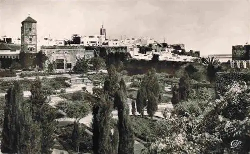 AK / Ansichtskarte  RABAT__Maroc La Pointe des Oudaias vue des Jardins