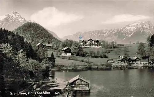 AK / Ansichtskarte  Grundlsee_Steiermark_AT Haus Seeblick Panorama