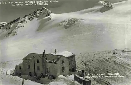 AK / Ansichtskarte  Schnals_Bozen_Suedtirol Schutzhaus Similaun am Niederjoch 