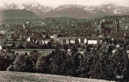 AK / Ansichtskarte  Kempten_Allgaeu mit Oberallgaeuer Alpenkette