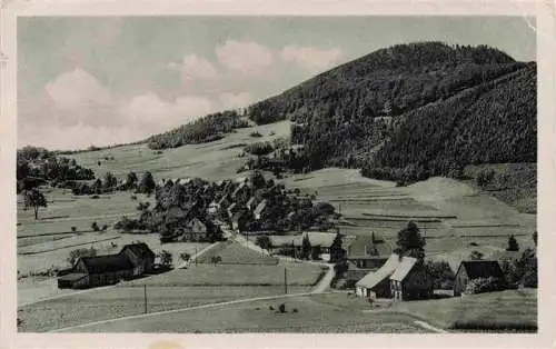 AK / Ansichtskarte 73993796 Waltersdorf_Bad_Schandau Panorama mit Zittauer Gebirge