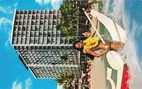 AK / Ansichtskarte 73993814 Waikiki_Honolulu_Hawaii_USA The Outrigger Hotel