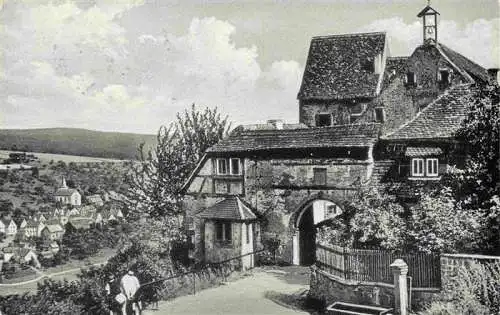 AK / Ansichtskarte  Rothenfels_Unterfranken Burg Eingang