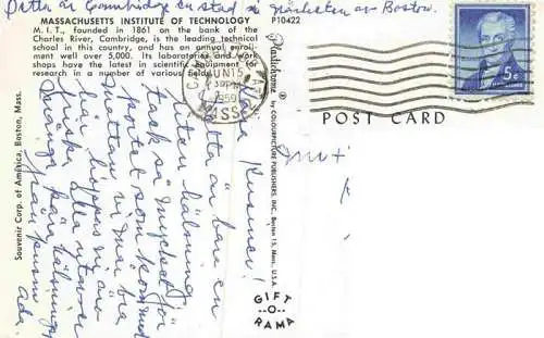AK / Ansichtskarte  Massachusetts_US-State Institute of Technology Aerial view