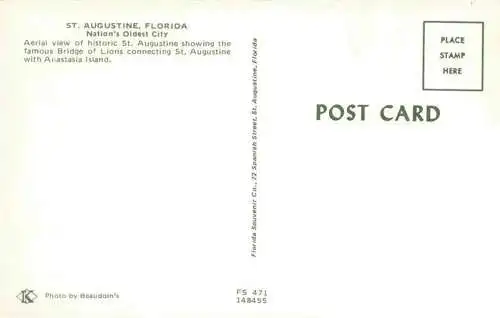 AK / Ansichtskarte  St_Augustine_Florida_USA Aerial view