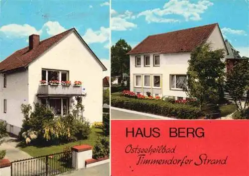 AK / Ansichtskarte 73993865 Timmendorfer_Strand_Timmendorferstrand_Timmendorf Haus Berg