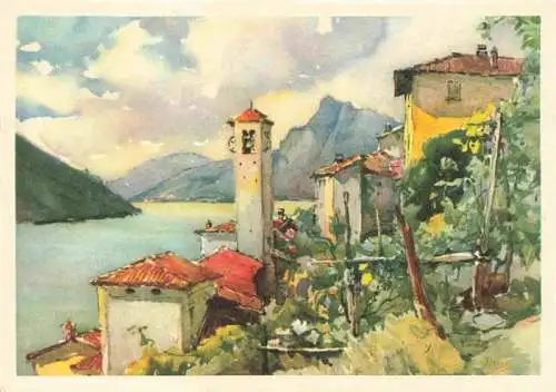 AK / Ansichtskarte  Gandria_Lago_di_Lugano Motivo rustica