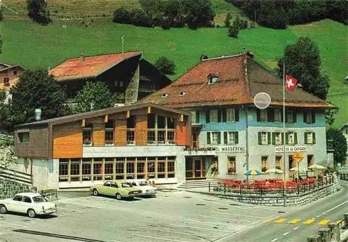 AK / Ansichtskarte  Jaun_Bellegarde_La_Gruyere_FR Hotel Wasserfall