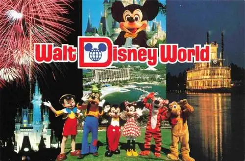 AK / Ansichtskarte 73993956 Disney_World_Lake_Buena_Vista_Florida_USA Mickey Mouse and Friends