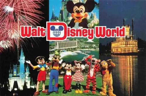 AK / Ansichtskarte  Disney_World_Lake_Buena_Vista_Florida_USA Mickey Mouse and Friends