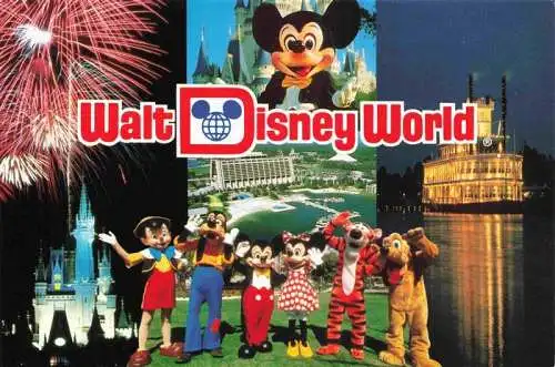 AK / Ansichtskarte  Disney_World_Lake_Buena_Vista_Florida_USA Mickey Mouse and Friends