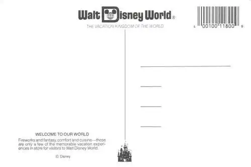 AK / Ansichtskarte  Disney_World_Lake_Buena_Vista_Florida_USA Mickey Mouse and Friends