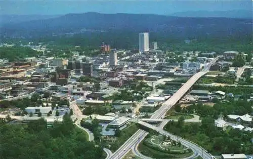 AK / Ansichtskarte 73994004 Greenville_South_Carolina_USA Aerial view of Business Section 