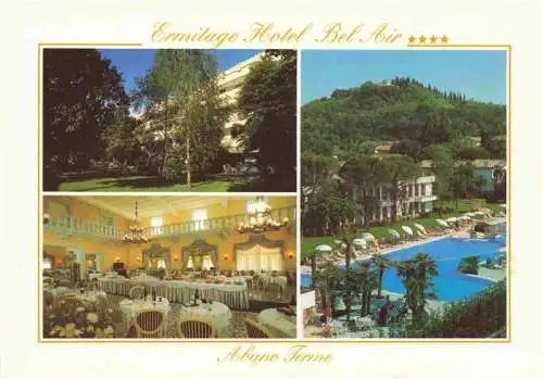 AK / Ansichtskarte  Abano_Terme_Veneto_IT Ermitage Hotel Bel Air Speisesaal Freibad