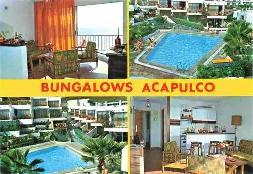 AK / Ansichtskarte 73994018 San_Agustin_Gran_Canaria Bungalows Acapulco Pools