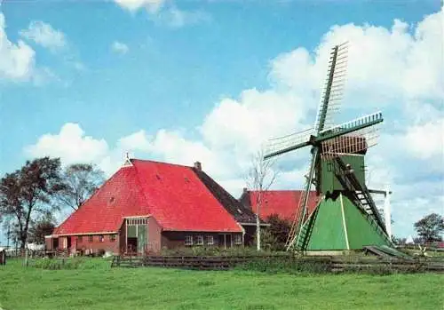 AK / Ansichtskarte 73994019 Mooi_Drente Friesland Spinnekop met boerderij
