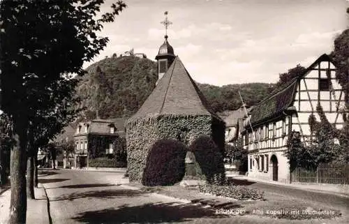 AK / Ansichtskarte  Rhoendorf_Bad_Honnef_NRW Alte Kapelle mit Drachenfels