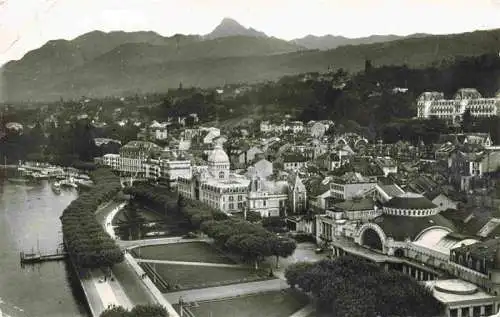 AK / Ansichtskarte  Evian-les-Bains_74_Haute-Savoie Le Casino et ses Jardins Le ville et la Dents d'Oche