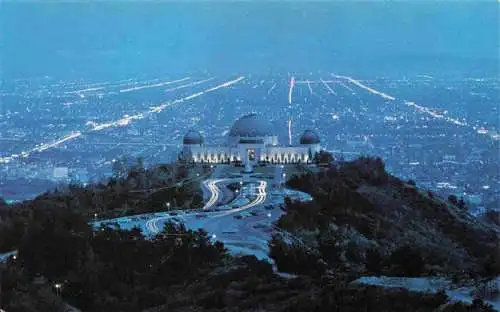 AK / Ansichtskarte 73994138 LOS_ANGELES_California_USA Griffith Observatory Fliegeraufnahme