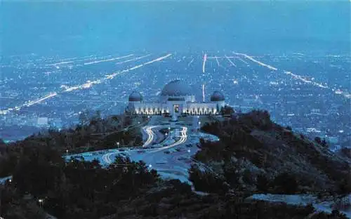 AK / Ansichtskarte  LOS_ANGELES_California_USA Griffith Observatory Fliegeraufnahme