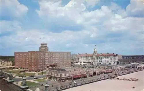 AK / Ansichtskarte  Asbury_Park_New_Jersey_USA Air view of the North Berkeley Carteret and Monterey hotels and Sunset Ave Solarium