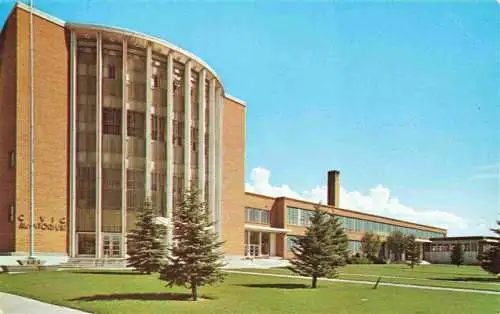 AK / Ansichtskarte  Idaho_Falls_Idaho_USA High School and Civic Auditorium