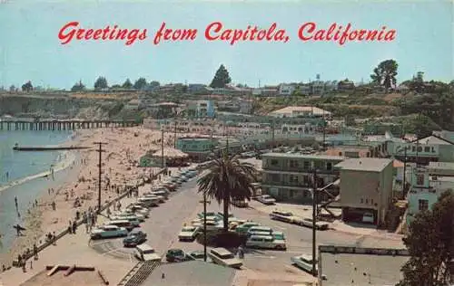 AK / Ansichtskarte 73994179 Capitola_California_USA Monterey Bay Panorama