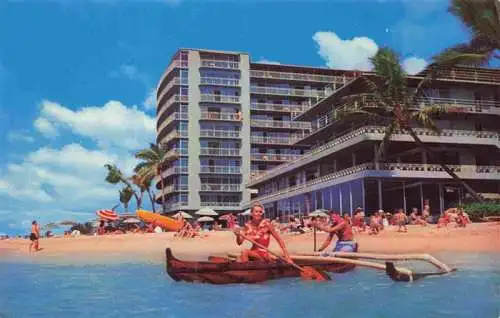 AK / Ansichtskarte  Honolulu The Reef Hotel On the Beach at Waikiki