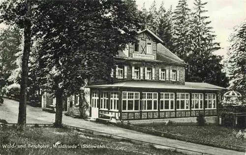 AK / Ansichtskarte 73994210 Sobernheim_Bad Wald und Berghotel Waldfriede im Soonwald